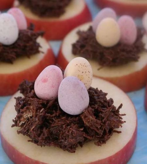 Apple Easter Nest Cakes