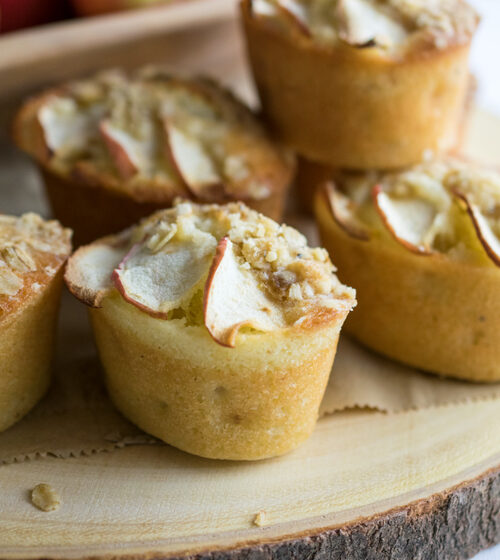 Cardamom Apple Crumble Friands