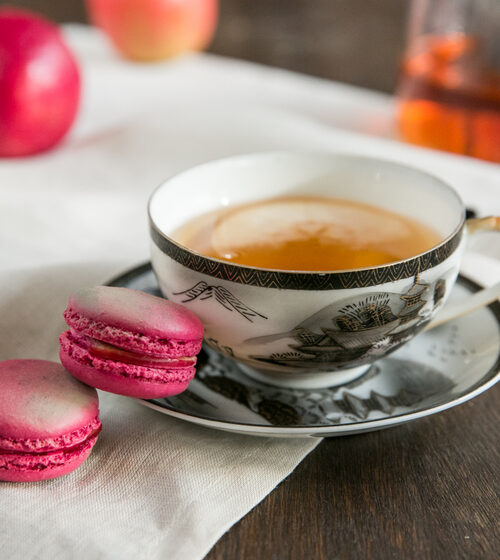 Macarons with Elderflower and Fresh Pink Lady® Apple