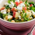 Pink lady apple rocket chickpea and feta salad 2